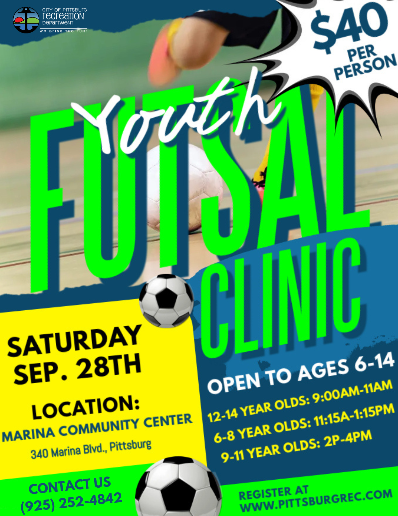 FUTSAL CLINIC flyer 