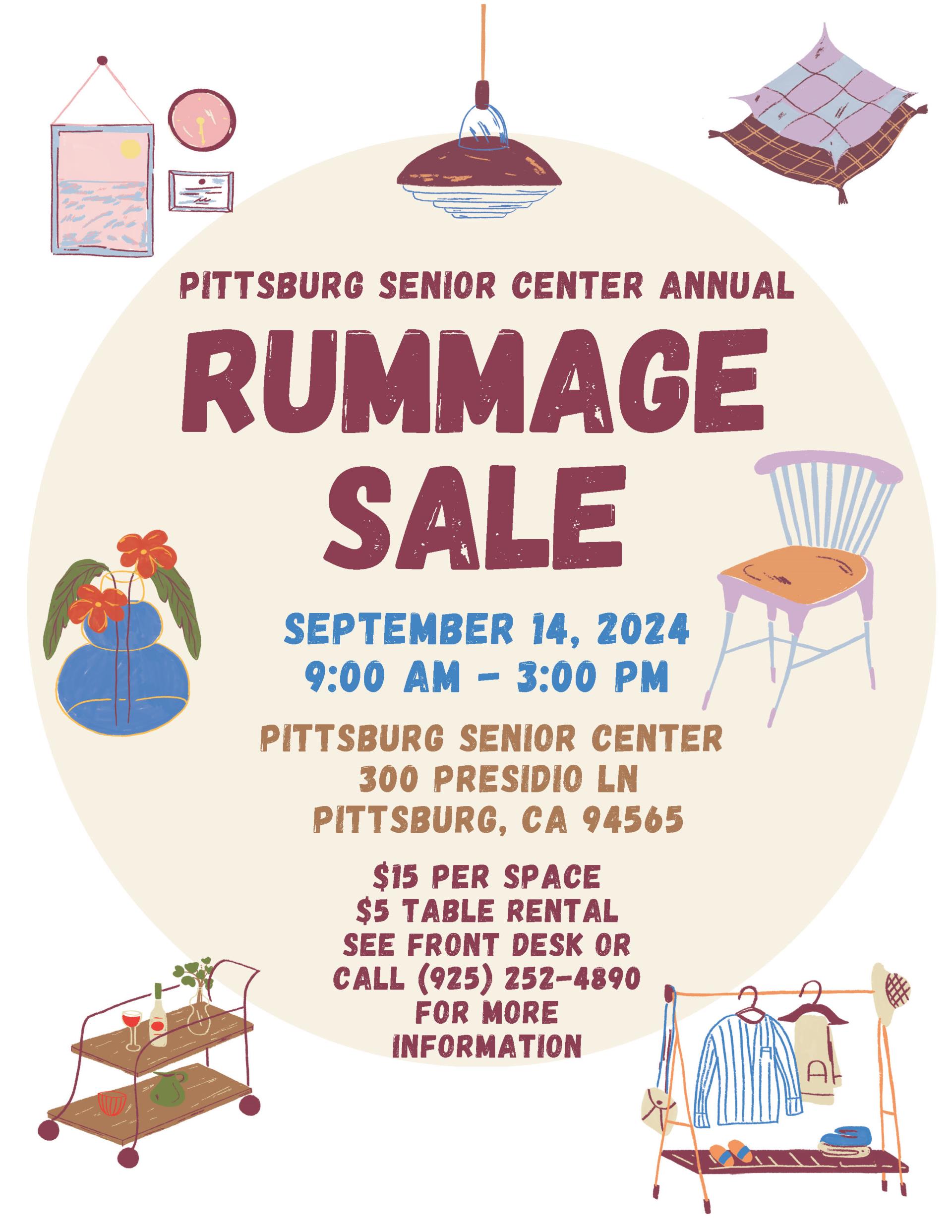 Retro Vintage Garage Sale Flyer